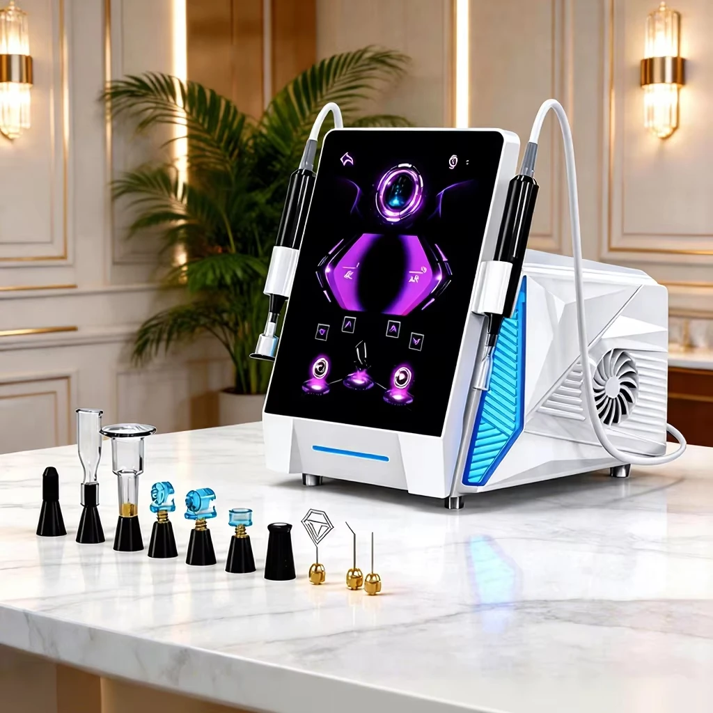 LED Light Jet Cold Plasma Device for Face Lifting Acne Removal Stainless Steel Jet Cold Machine Massaging for Home Use Spa. 2027
