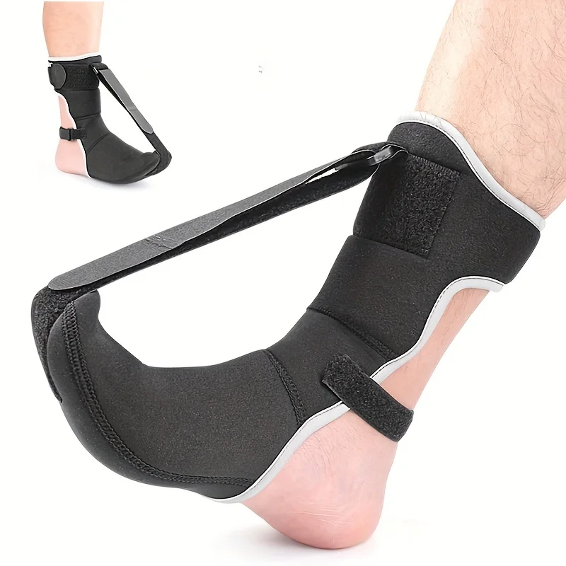 1pcs  Adjustable Day and Night Splint - Comfortable Nylon Support Brace for Foot Drop Stretching