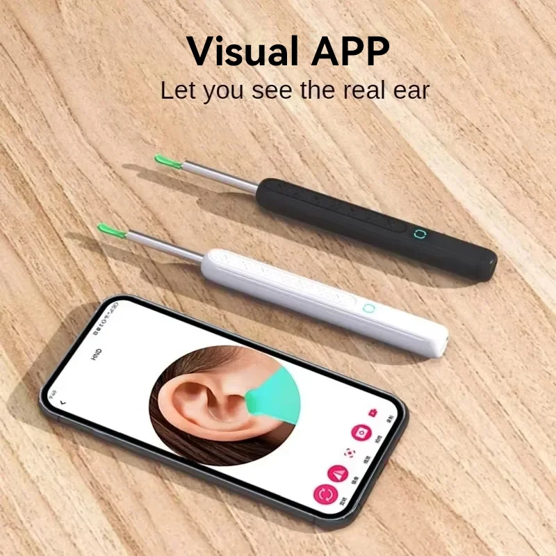 Беспроводной Wi-Fi ушной выбор, отоскоп, камера, бороскоп, светящаяся ушная воск, чистка зубов, осмотр полости рта, здравоохранение, очиститель ушей 2025