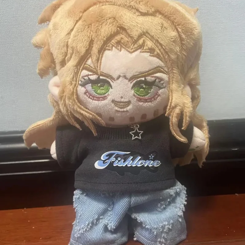 Jojo'S Bizarre Adventure: Steel Ball Run Gyro Zeppeli 10cm Plush Doll Keychain Cute Anime Merch Holiday Gifts Toys Killer Queen