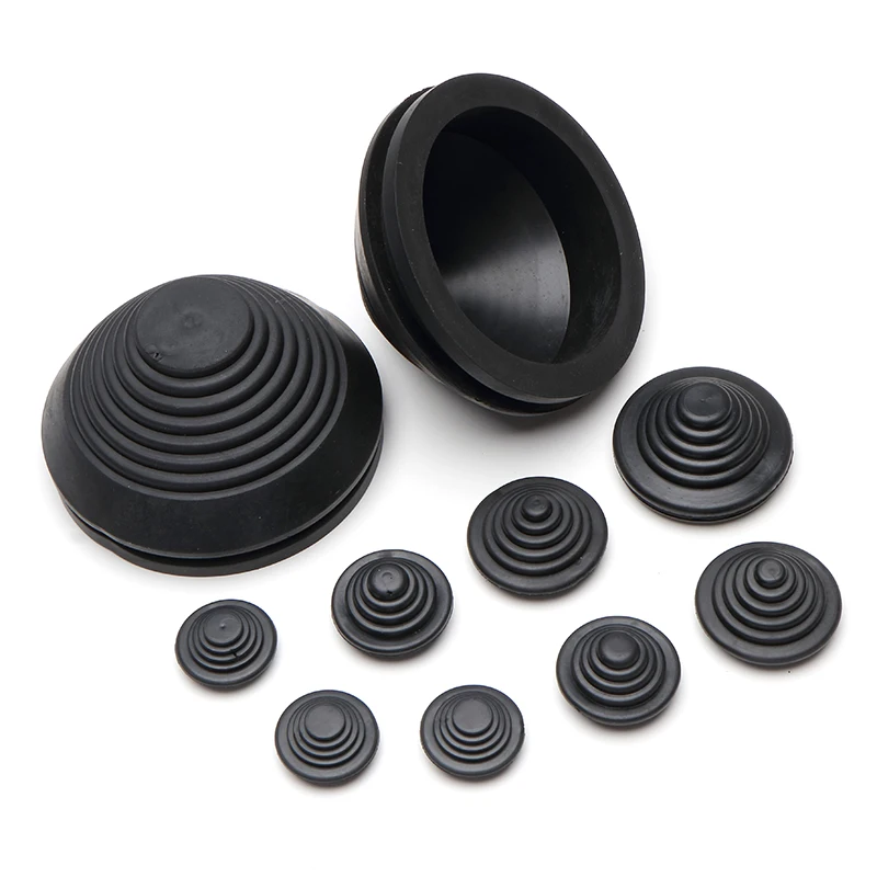 Rubber Tower Type Protection Coil Snap in Grommet Pad Seal Ring O-ring Protective Ring Sealing Cap Hole Plug Wire Guard Ring