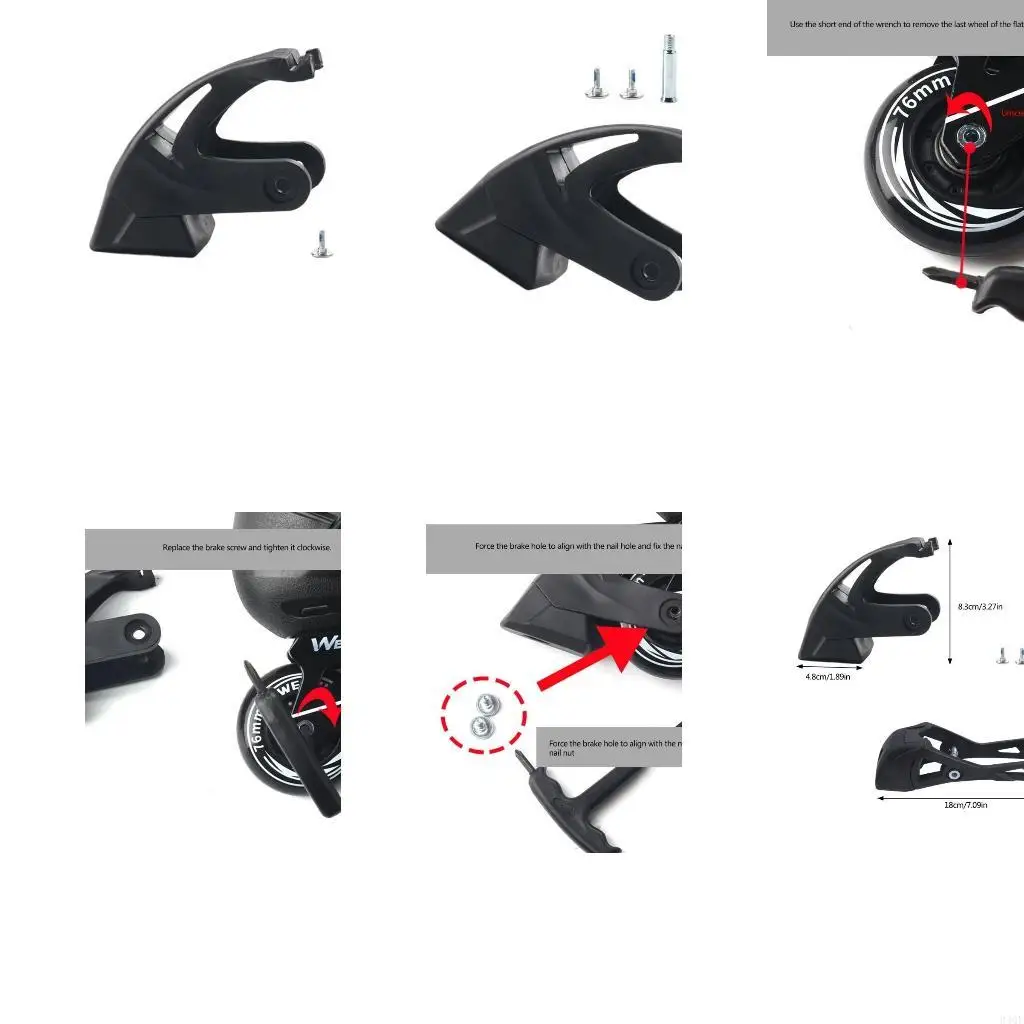 

340f 1pc inline Skate тормоза Блопольные стопоры катание на коньках