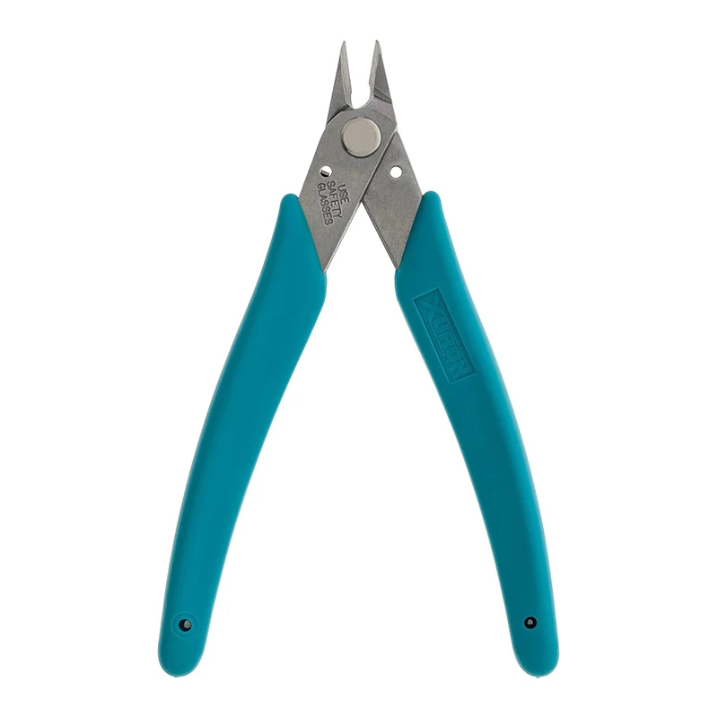 Xuron LX Polished Micro-Shear Flush Cutter Precision Ground Edges 16AWG 1.29mm Soft Wire Cutter for Electronics & Jewelry