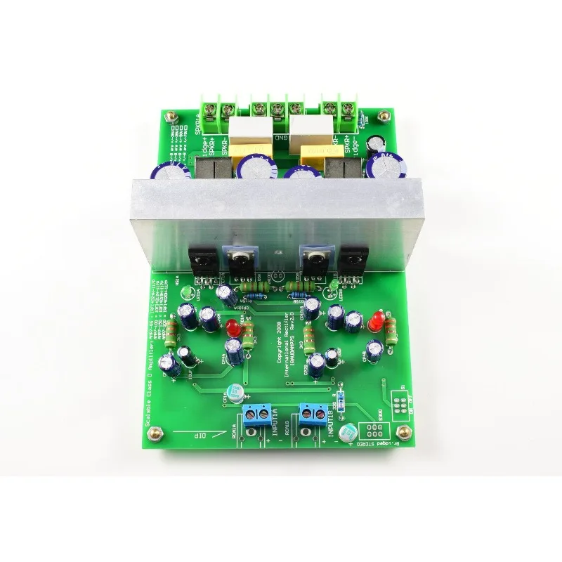 For L15DX2 IRS2092 class D power amplifier finished board, dual channel 125W-500W power amplifier