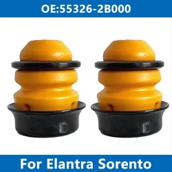 2Pcs Rear Suspension Shock Absorber Bumper 55326-2B000 for HYUNDAI ELANTRA IV V i30  SANTA FÉ I II KIA CERATO I SORENTO I II