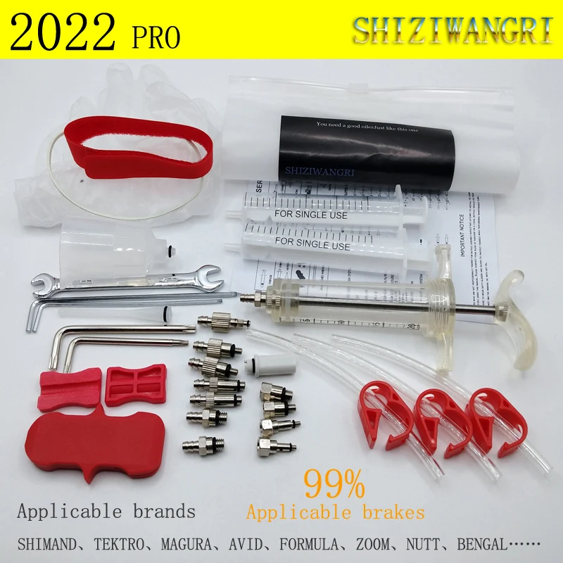 Bicycle Hydraulic Disc Brake Oil Bleed Kit Tools For ,SRAM, SHIMANO,MAGURA,Avid,Series MTB Road Bike Brake Repair Tool