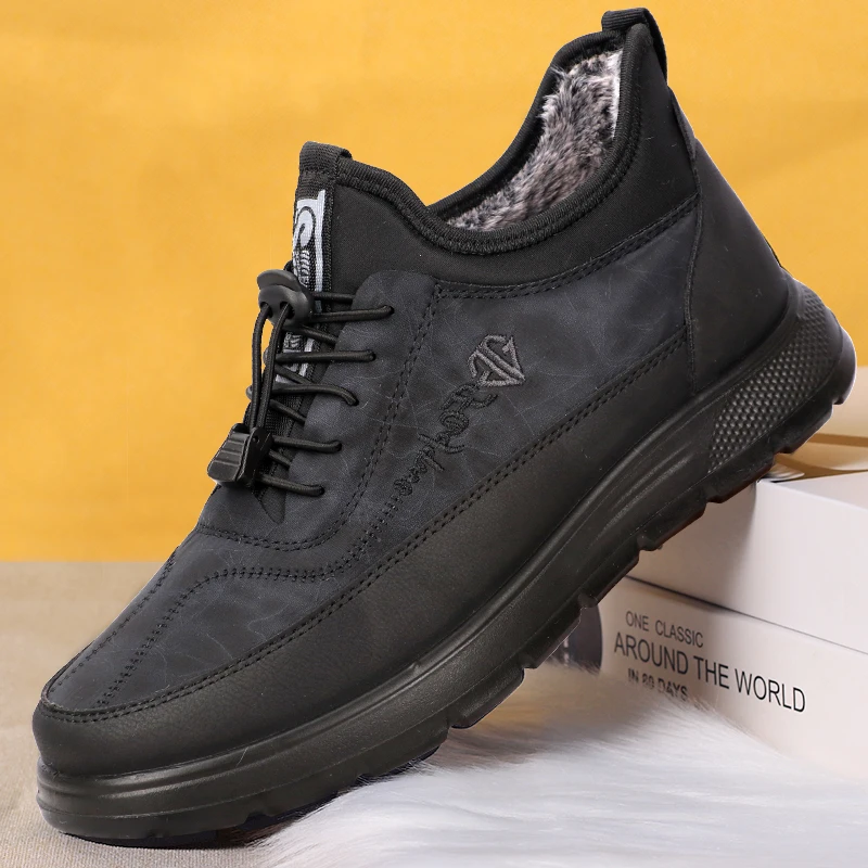2025, neue Winter-Schnürstiefel für Herren, warm und kältebeständig, bequem und weich, wasserdicht und rutschfest, wasserdicht und rutschfest – Detail 2