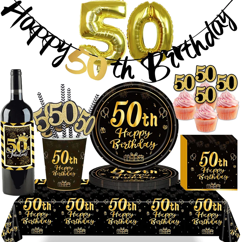 Set Stoviglie Compleanno: 20 Piatti E 20 Tovaglioli Di Carta 23 Cm Per Feste E Matrimoni
