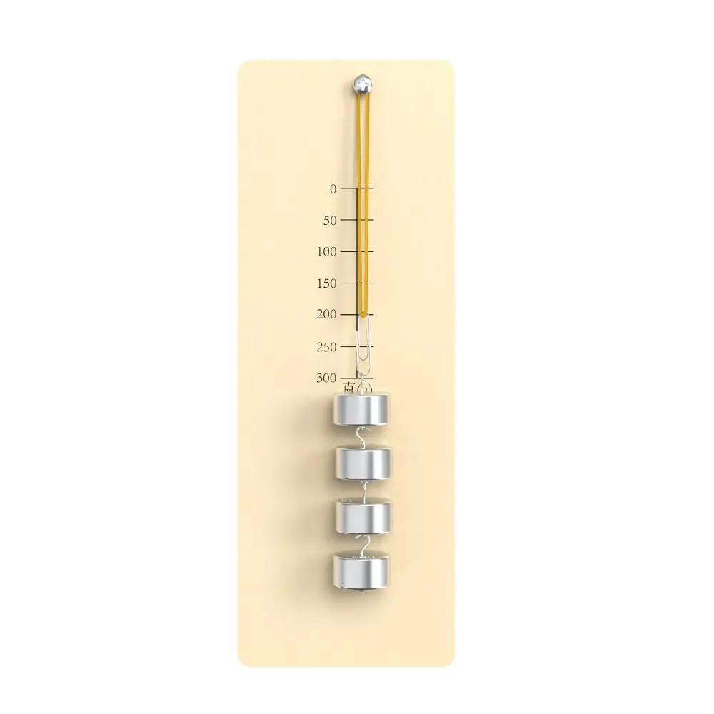 Self-made DIY Lever Experiment Set Rubber Band Force Gauge Basic Physics Experiment Kit Mechanical Mechanics Portable