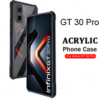 In Finix GT 30 Pro Case Acrylic+TPU Back Transpaent Cover For Infinix GT30Pro Airbags Shockproof Coque InfinixGT30Pro 30Pro 5G