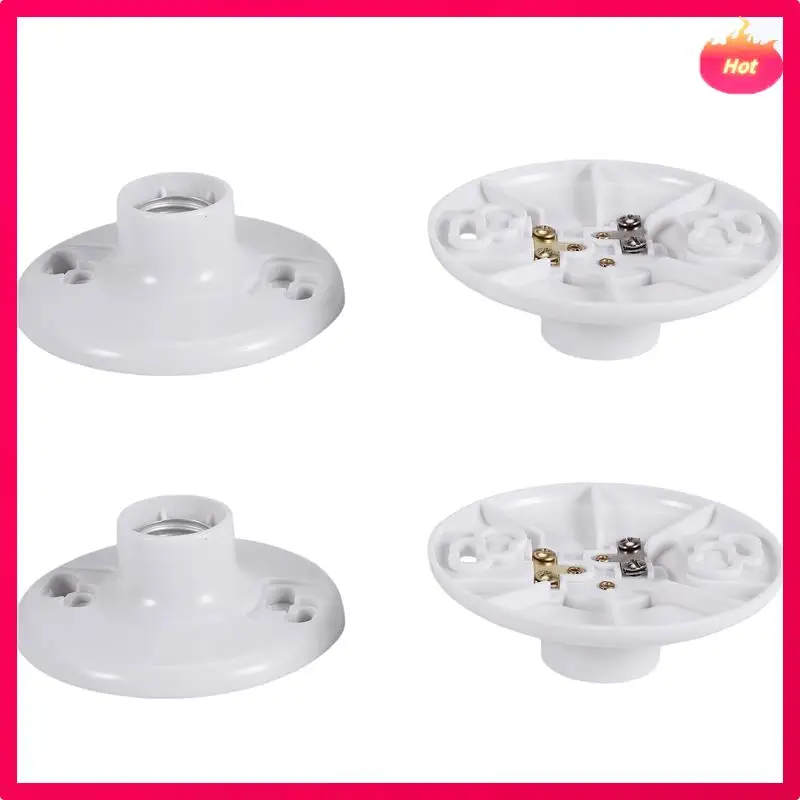 New 4 Pcs 660W 250V Medium Base E26 Lampholder Keyless Top Lamp Holder Ceiling Light Sockets Phenolic Lampholder