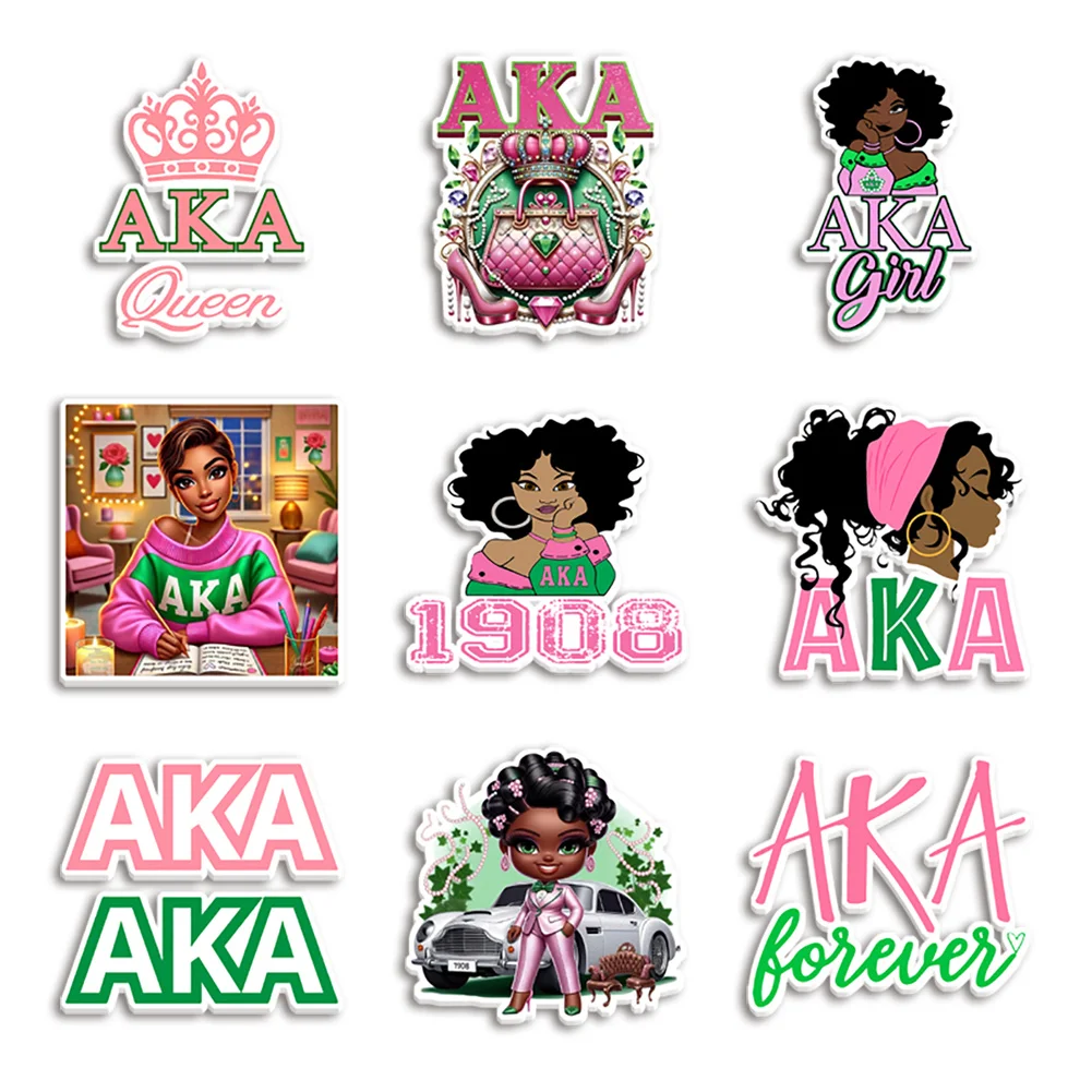 10pcs/lot Sorority Alpha Resin Planar Transparent Glitter Acrylic Flatback for Badge Hair Bow Keychain Decoration