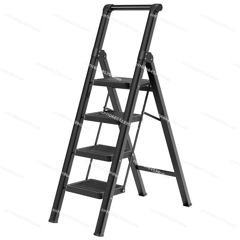 Ladder household folding telescopic multifunctional indoor herringbone ladder thickened carbon steel