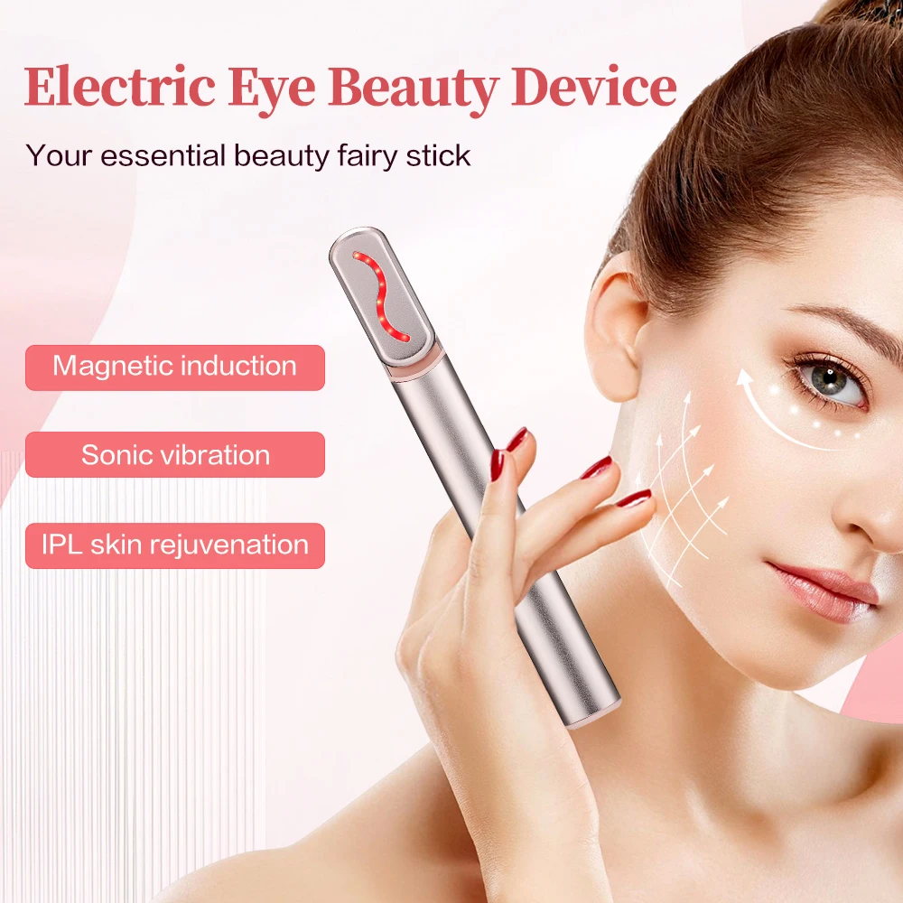 Eye Beauty Instrument 42℃ Vibration High Frequency Constant Temperature Red Light Dilutes Dark Circles Black Bags Fine Lines