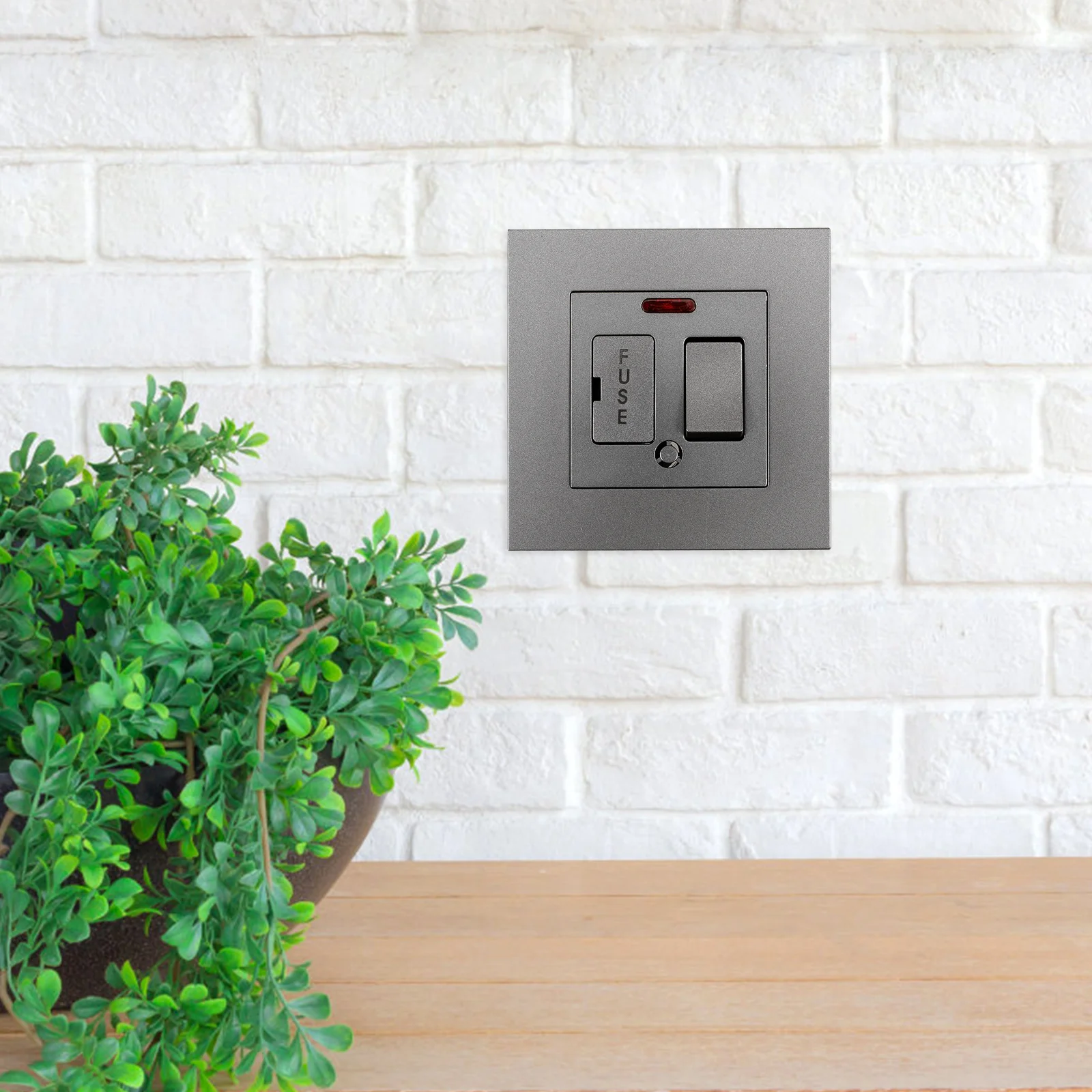 

Sturdy Fused Replacement Wall-Mounted Kitchen Appliance With Fuse Durable Pc Material Easy Install Exhaust Fans Switch