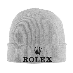 Unisex Cuff Beanie R-ROLEX  Accessories Warm Winter Knitting Skull Cap  Bonnet Hats