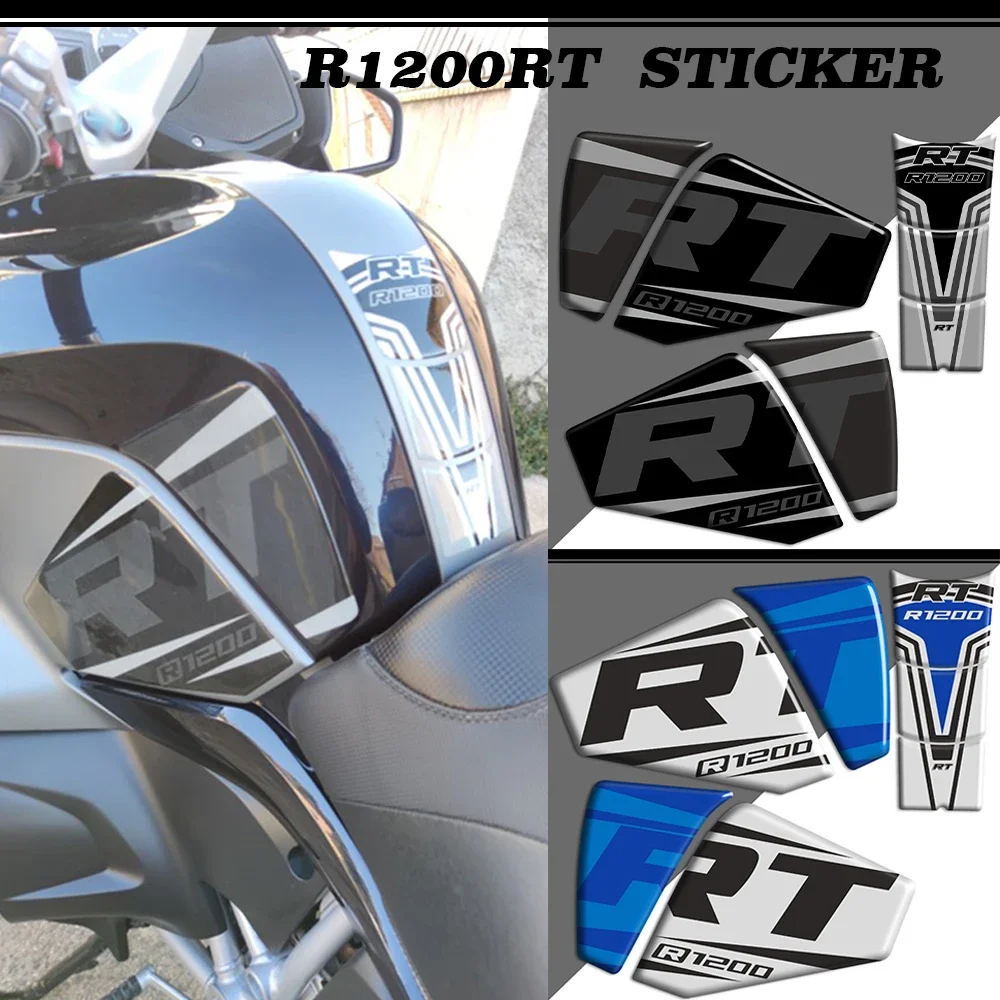 Tronco bagagem caso protetor carenagem fender emblema logotipo decalque tanque almofada adesivo para bmw r1200rt r 1200 rt r1200 rt 2016 2017 2018