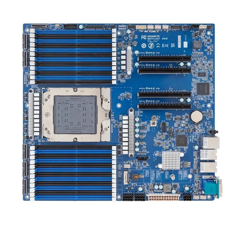 

Parts for Gigabyte MZ33-AR1 support AMD EPYC9005 500W processor with EPYC9965/9755