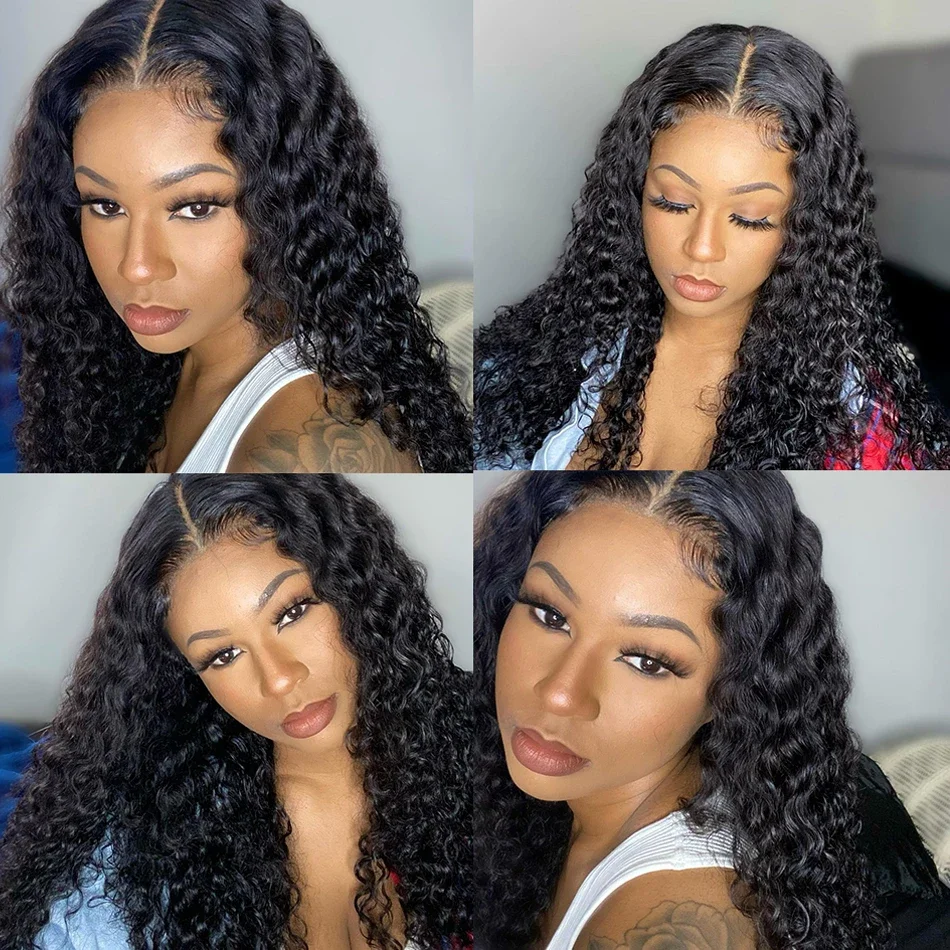 13x4 Lace Frontal Only Deep Wave 13x4 Full Frontal Invisible Lace Closure Only Virgin Hair For Woman Melt Skin Pre Plucked