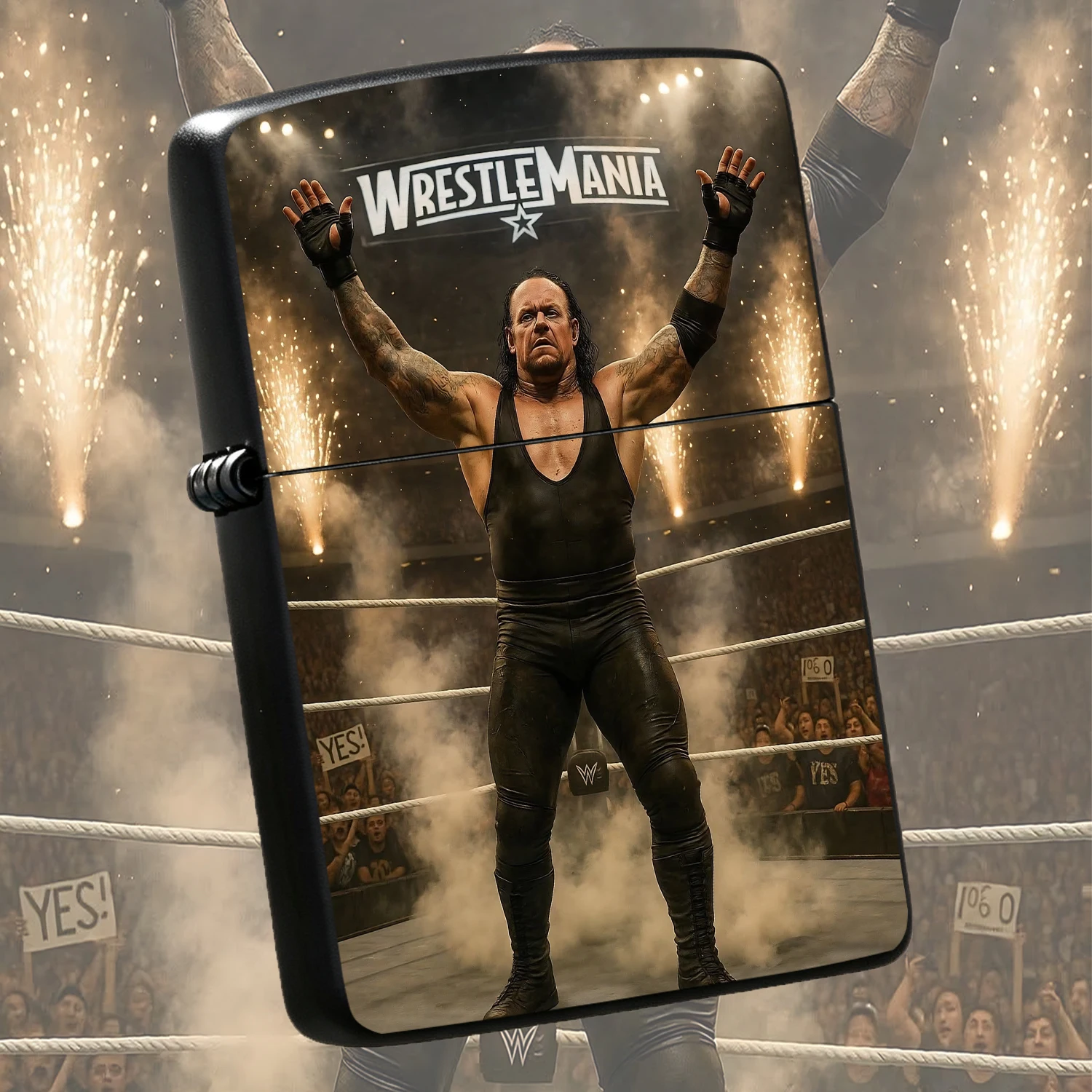 The Themed Portable , Legendary Wrestling Commemorative Collectible, Fan Exclusive Daily Carry Item, Multi-Scene Applicable Practical Gift, Classic Wrestling Memorabilia For Daily Use, Iconic Event Themed Portable Gadget For All Occasions I