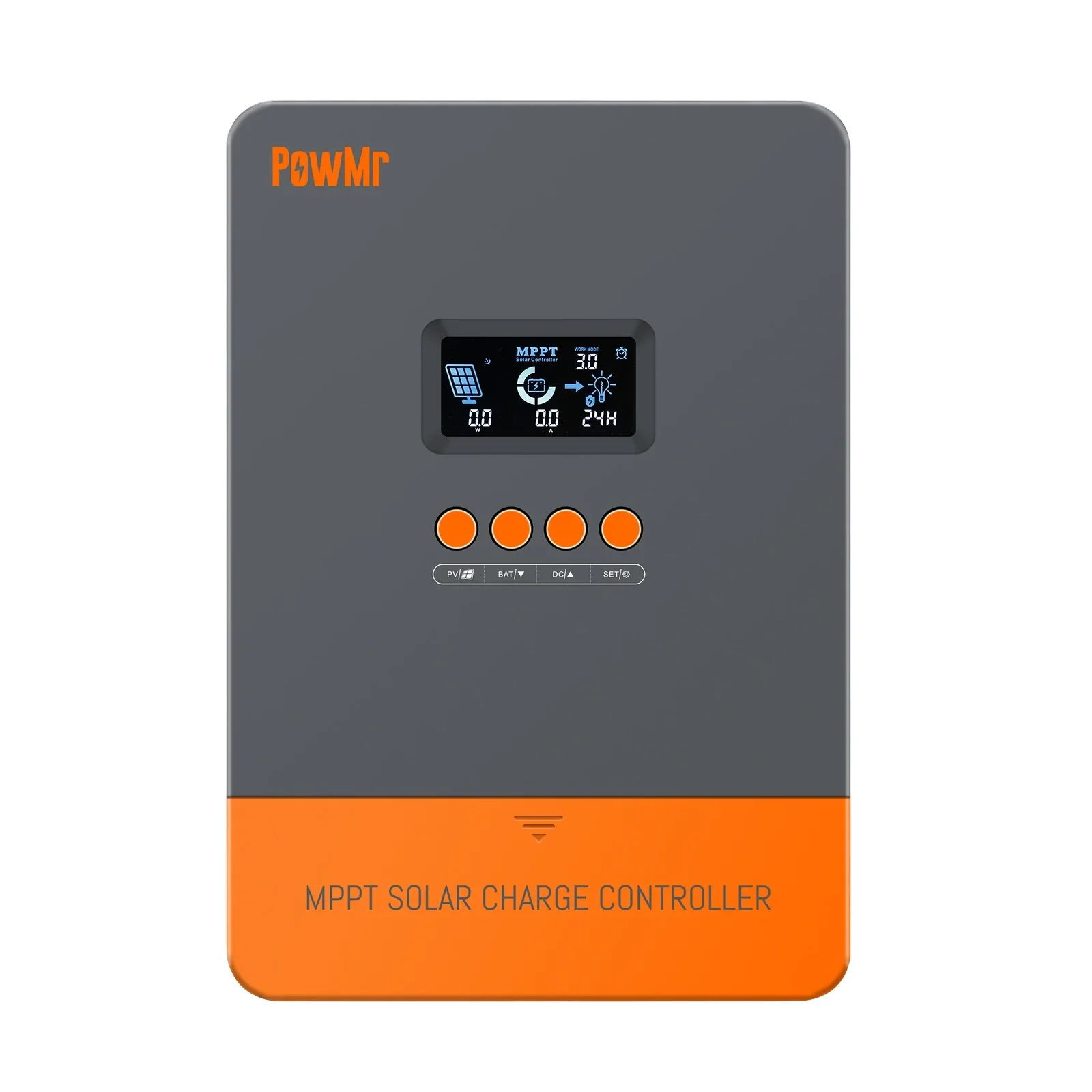 PowMr MPPT 12V 24V 48V Solar Charge Controller 60A IP32 Hybrid Charger Solar Controller for Solar System