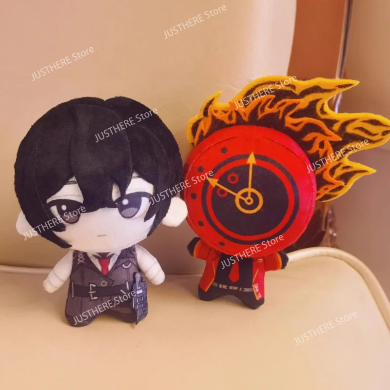 10cm Anime Limbus Company Cotton Plush Dolls Ishmael Dante Faust Don Quixote Palm Stuffed Toys Cartoon Peripherials Gifts