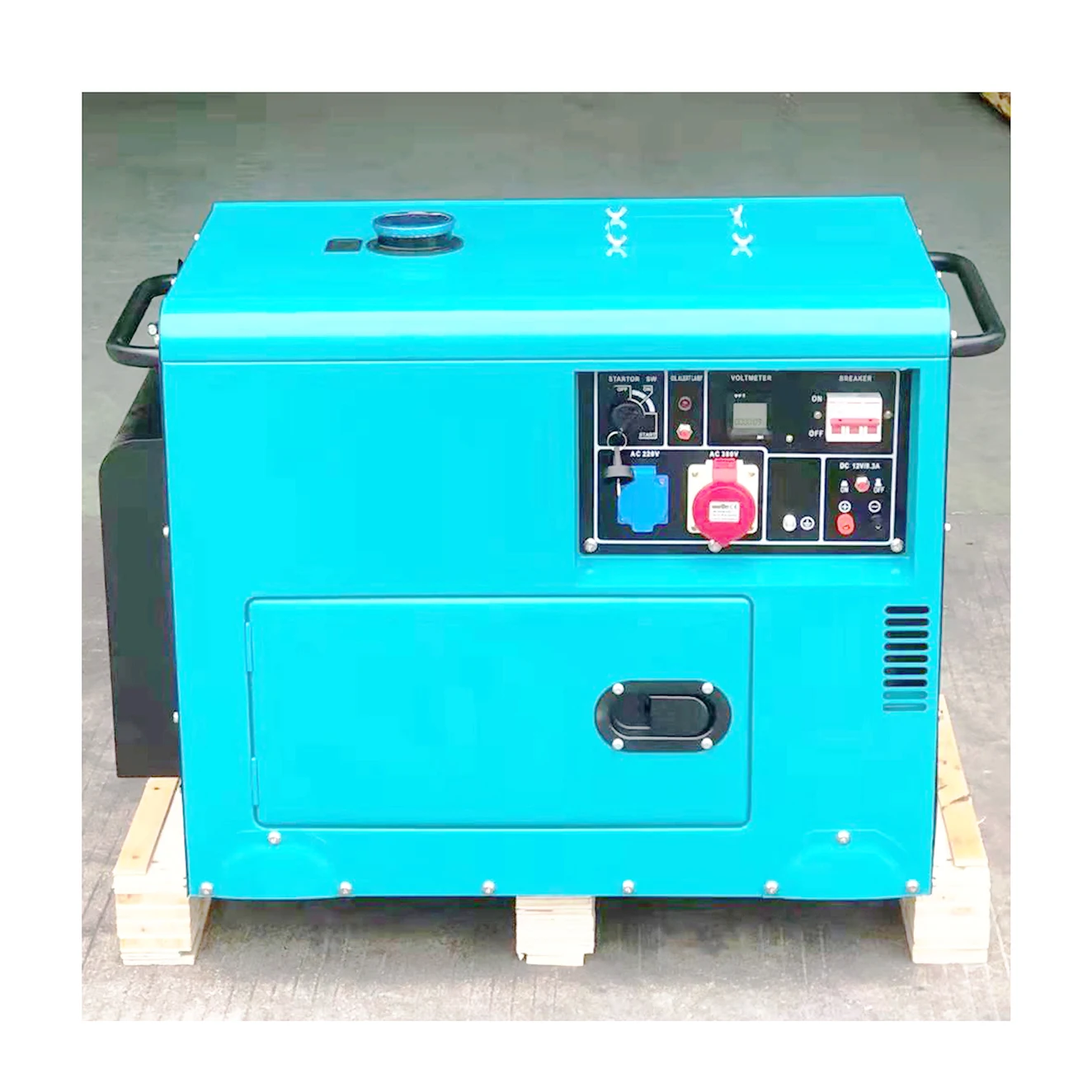 Customized 3000 Watts 3500w 4000w 5000watt 6500 Watt 6500w Generator Silent Diesel Generator 4000 Watts 400 V