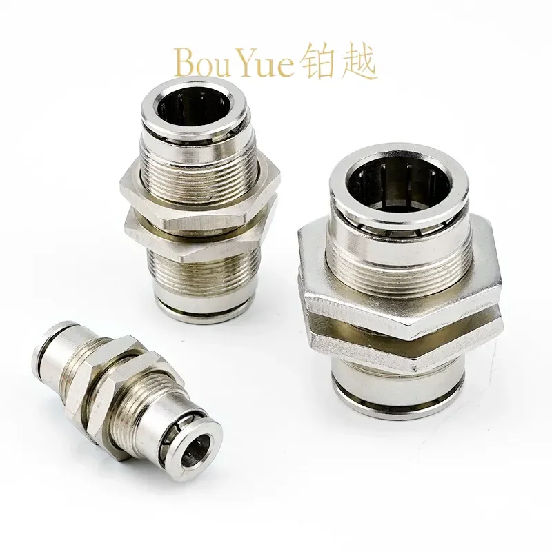 for PM6 for PMF10-02 for PLM8 All Copper Nickel Plated Pneumatic Trachea Quick Plug Joint High Temperature High Pressure