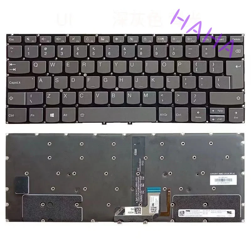A+ UI Layout Backlight Backlit Replacement Keyboard For Lenovo Yoga 930-13ISK YOGA 7 pro-13IKB YOGA C930-13IKB