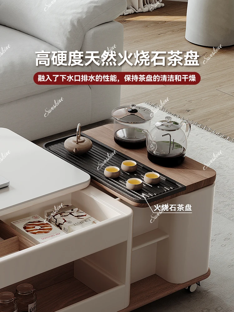 Tea integrated kettle living room home rock slab light luxury multi-functional kung fu tea table