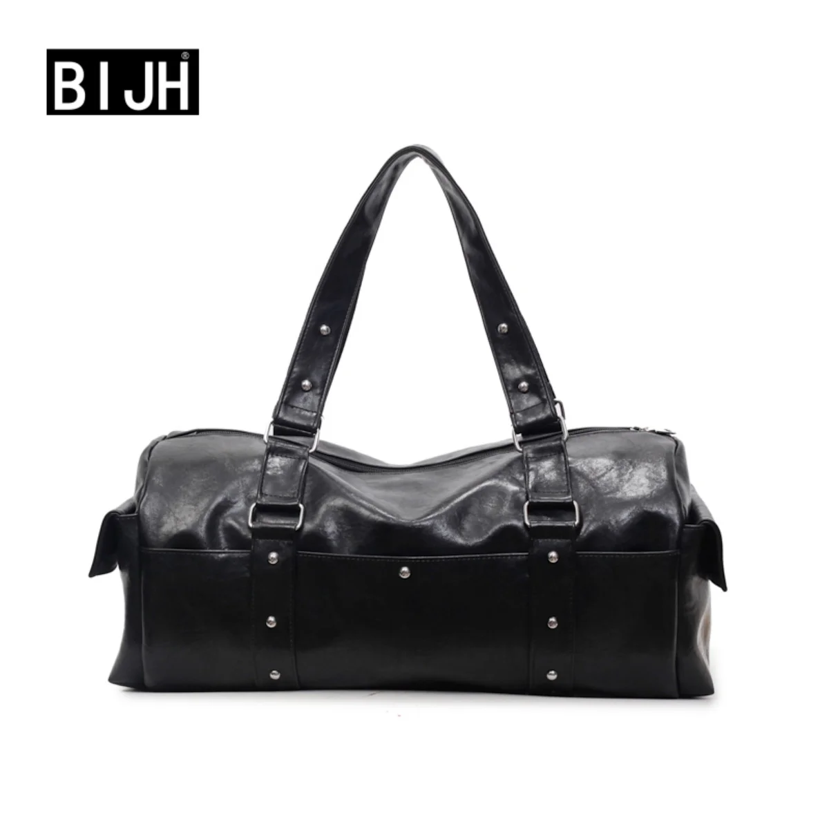 Gym Bag, Outdoor Travel Storage Backpack, Leather Material, Multiple Compartments, Suitable for Both Men and Women