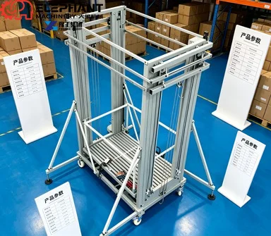 Multiple Models Foldable Outdoor/indoor Electric Scaffolding Lift Platform