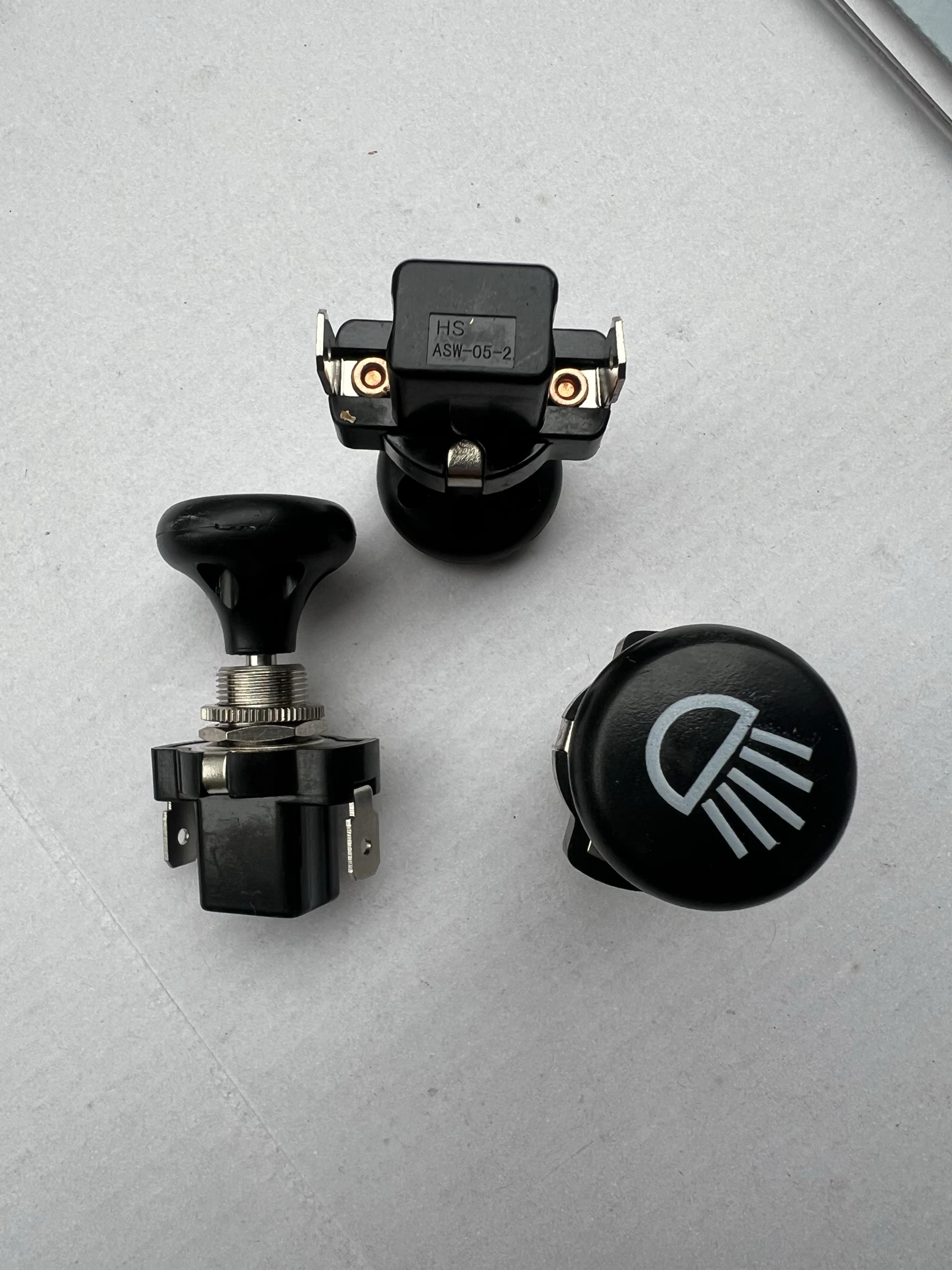 10psc/ASW-05-2 مركبة زراعية دفع سحب المصباح تعديل تحكم واحد سرعة واحدة التبديل العلامة التجارية الجديدة