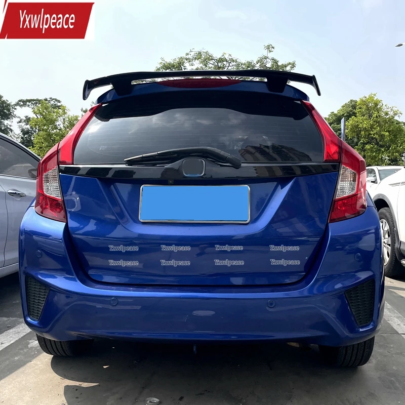 

For NEW OLD Honda Fit Jazz Higher Quality ABS plastic Universal Rear Roof Spoiler Accessories Car Trunk Wing 2005+