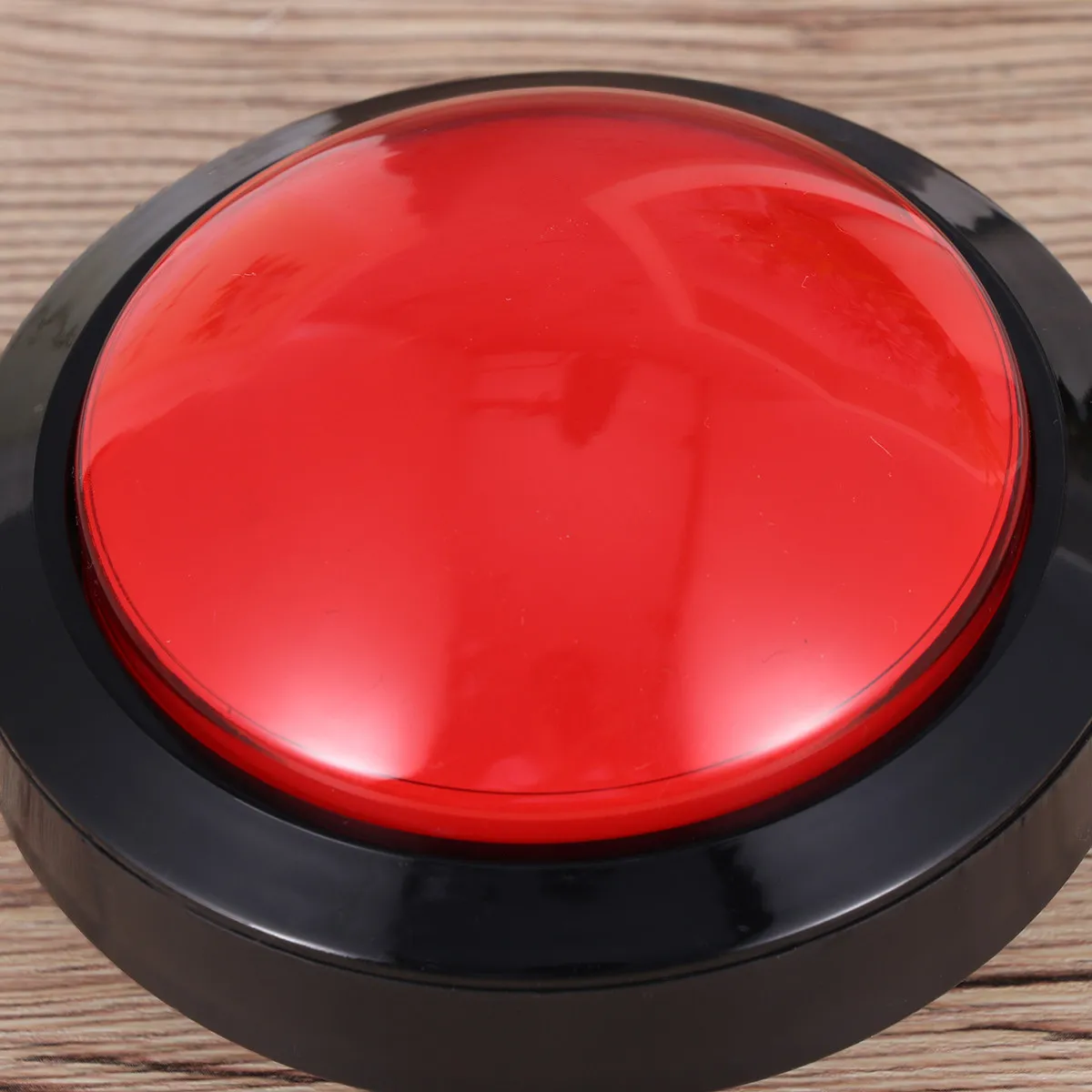Red Electronic Game Buzzer Answer Responder Big Buttons with Light for Party Tools Supplies TV Game Show Reaction Learning Fun