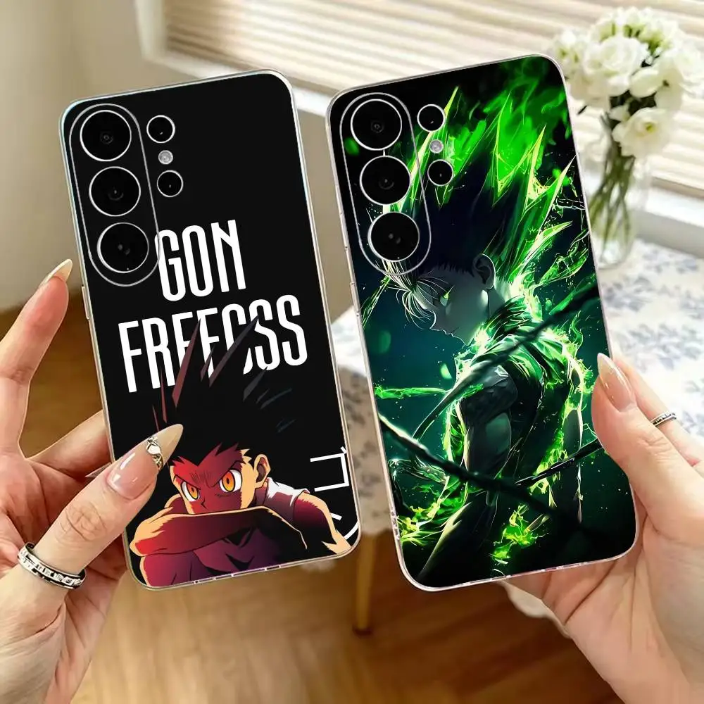 Hunter x Hunter Gon Freecss Phone Case Silicone Soft for Samsung S25,S24,S21,S22,S23,S30,Ultra,S20,Plus,Note,10Cover