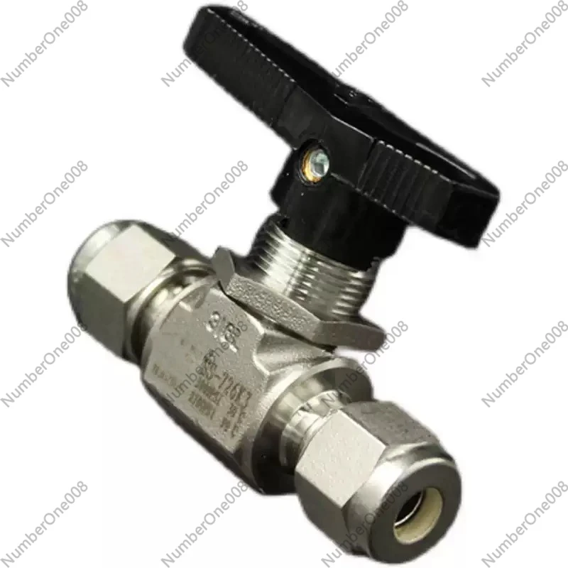 Tube Ball Valve 2 Way Ball Valve 316L Stainless Steel Globe Valve Switch Ferrule Fitting