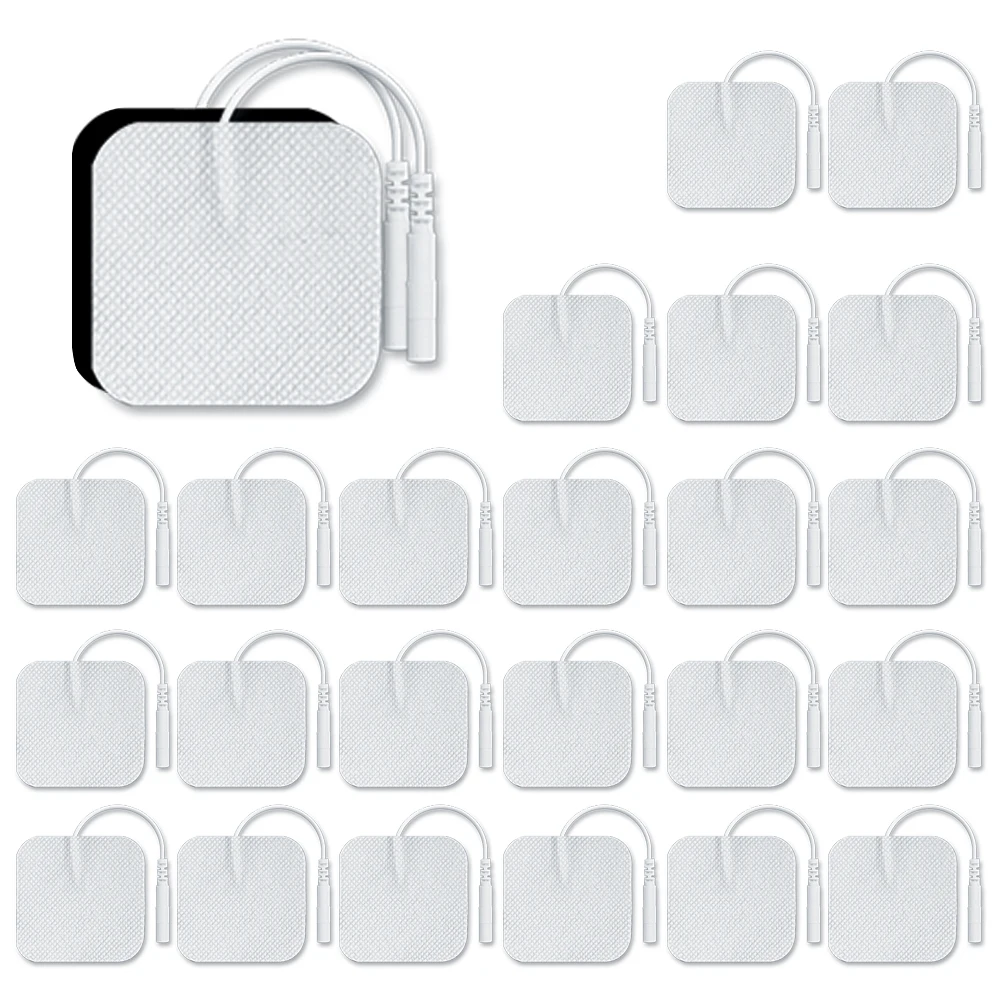 

TENS Unit Pads EMS Muscle Stimulator Replacement Pads Reusable Upgraded Sticky Electrode Pads Non-Irritating Electrode Patches