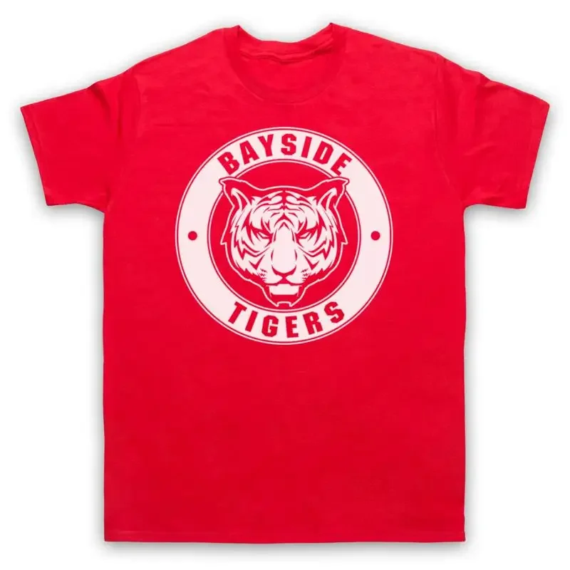 BAYSIDE TIGERS UNOFFICIAL SAVED BY THE BELL SCHOOL LOGO MENS WOMENS T SHIRT