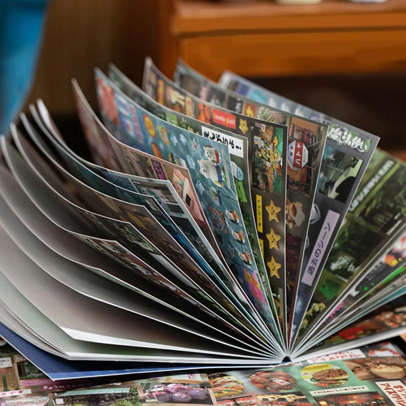 

30pcs Creative Handbook DIY Scrapbook Notebook Mugs Dairy Laptop Card Retrospective Voice Cut Film Sticker Book
