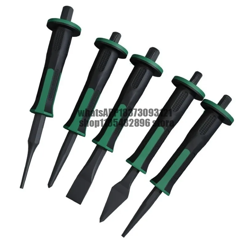 New center punching high hardness piercing handle chisel high hardness slotting stone chisel stone chopping tool flat stone