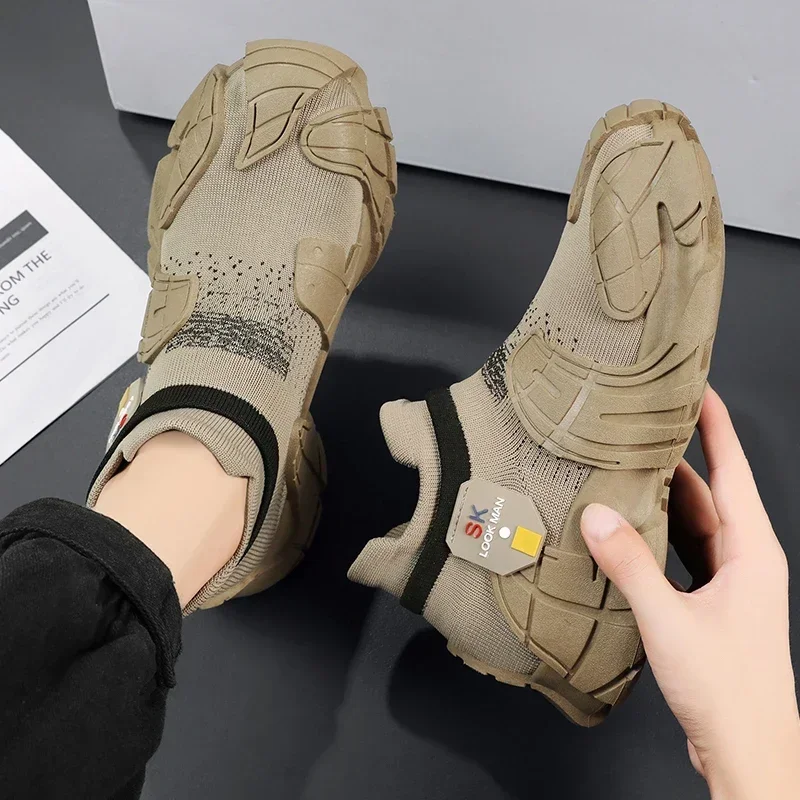 

Мужские босиком-носки, летние мужские повседневные повседневные прогулочные туфли, модные кроссовки, легкие удобные теннисные туфли на платформе