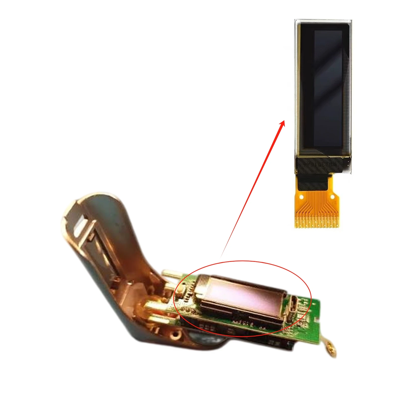 Original OLED LCD Display Screen for Eleaf iStick Pico S 100W TC Kit Box Mod Black & White Monochrome Repair(Soldering Required)