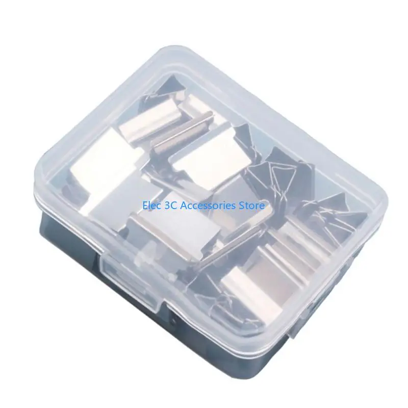 Y51A Paper Clamp Dispenser Reusable Refillable Clamp Dispenser 40 Sheets Capacity