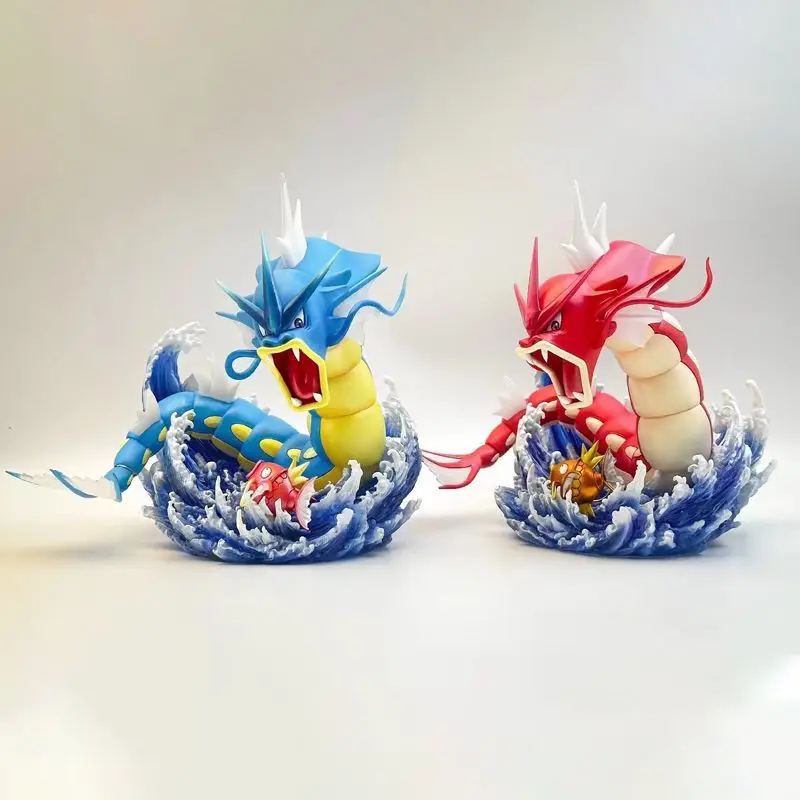 In Stock 16cm Anime Gyarados Pallet Town Figures Gyarados Bicolor Action Figures Pvc Digimon Collection Model Toy Birthday Gifts