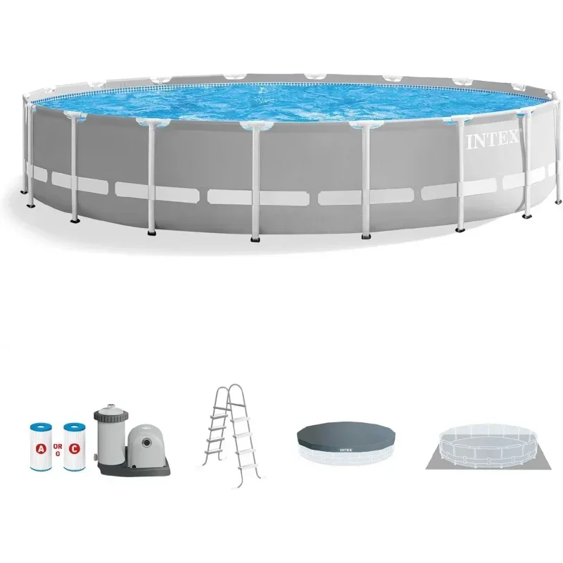 

for 26755EH Prism Frame Premium Above Ground Swimming Pool Set: 20ft x 52in – Includes 1500 GPH CartridgePump – Removable La