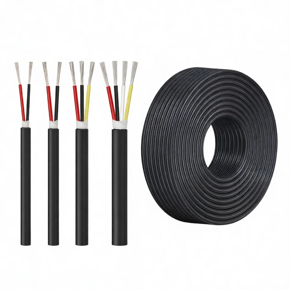 Flexible Silicone High Temperature Wire Multi Core Electrical Power Cable Industrial Heat Resistant Connection Cord