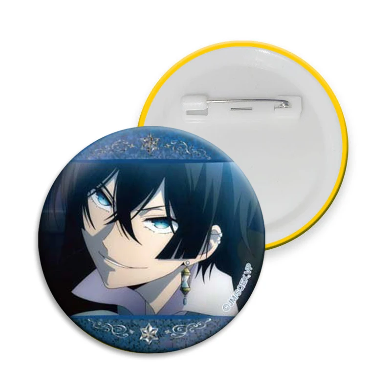 TV Animation The Case Study of Vanitas Button Lapel Pin Handmade Brooches for Clothes Decoration Backpack Accessories Badge Gift