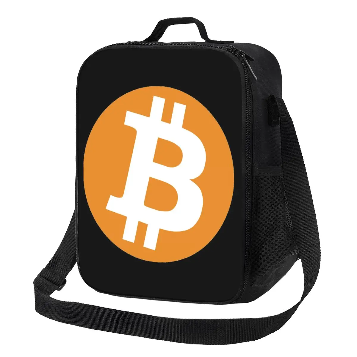 Bitcoin Thermal Insulated Lunch Bags Women BTC Fans Resuable Lunch Container per lavoro School Travel multifunzione Bento Food Box