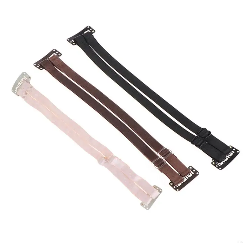 

L5YA Double Belt Instant Hair Band Invisible Hairpin to Remove Eye Fishtail Wrinkles